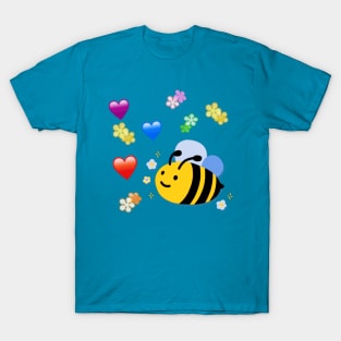 Happy bee and love T-Shirt